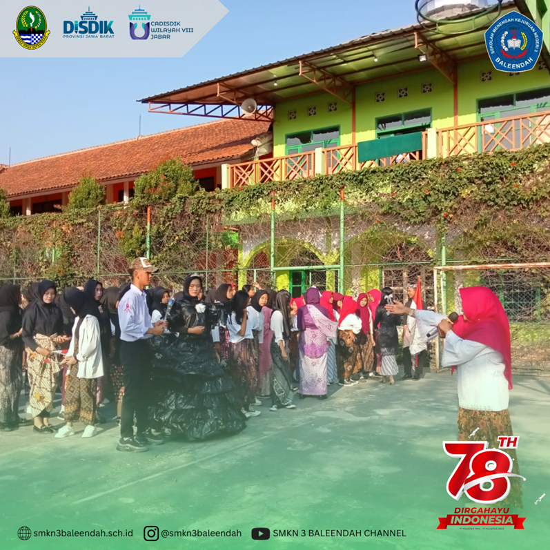 KARNAVAL  smkn 3 baleendah  MEMPERINGATI HARI KEMERDEKAAN REPUBLIK INDONESIA 